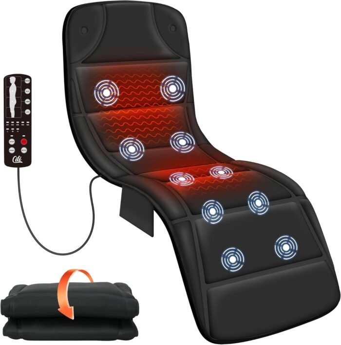 CILI Full Body Massage Mat with Heat, Vibration Back Massage Pad, Full Body Massager for Neck Back Pain, Massage Mattress Pad, Gifts for Men Women - Image 2