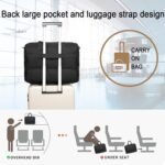 Travel Bag for Men,Military Tactical Gym Duffle Bag with Shoe Compartment Tactical Duffle Bags for Travel Carry on Bag Weekender Overnight Sport Duffel Range Bag for Workout-Black - Image 6