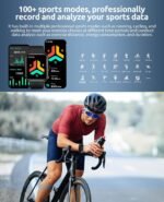 Smart Watch for Men Women with SOS Emergency Alert,1.91" Smartwatch with Blood Pressure/Blood Oxygen/Heart Rate/Sleep Monitor, Fitness Tracker with 100+ Sport Modes, IP68 Waterproof Watch - Image 5