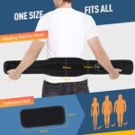 Electric Heating Pad for Back, FSA HSA Eligible, XL Cordless Heated Back Belt Wrap with 3 Heating and 3 Vibration Modes, 5000mAh Battery Operated Lower Back Massager, Heated Pad for Back - Image 8
