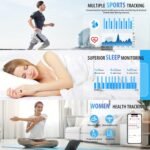 Smart Ring for Men and Women-Fitness Tracker Ring with Heart Rate, Blood Oxygen,Sleep Monitoring, Step Counting, IP68 Waterproof,Remote Camera&Music Control,No App Fee for iPhone & Android(Black, 12#) - Image 4