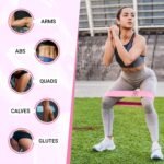 Fabric Resistance Bands for Working Out, 6pcs Band Set, 3pcs Non-Slip Booty Bands 3pcs Loop Exercise Bands for Leg, Glutes, Hip Elastic Bands for Gym, Home Fitness, Pilates, Yoga for Women and Men - Image 7