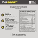 Cellucor C4 Sport Pre Workout Powder Blue Raspberry - Pre Workout Energy with Creatine + 135mg Caffeine and Beta-Alanine Performance Blend - NSF Certified for Sport 30 Servings - Image 3