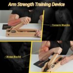 Arm Wrestling Training Equipment, Forearm Strengthener, Adjustable Hydraulic Resistance (Levels 1–12), Home Gym Equipment for Strength Training | Arm Trainer for Professional & Non-Professional - Image 7