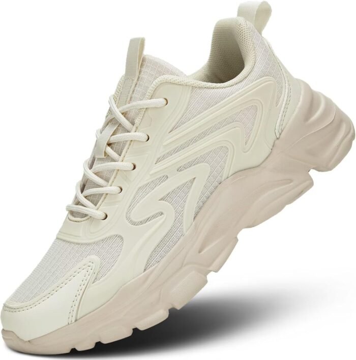 Womens Walking Shoes Casual Running Tennis Gym Sneakers Lightweight Breathable Mesh Workout Sports Soft Sole - Image 2