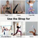 Yoga Strap for Stretching with 10 Loops Inelastic Soft Polyester Cotton Stretch Out Band for Exercise, Yoga, Pilates and Dance for Men and Women - Image 6