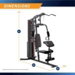 Marcy 150-lb Multifunctional Home Gym Station for Total Body Training MWM-990 - Image 3