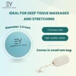 Everyday Yoga Therapy Massage Ball - Instant Muscle Pain Relief for Trigger Point Therapy, Deep Tissue Pressure, and Myofascial Release - Aqua - Image 3