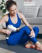 Deep Tissue Massage Gun,Percussion Massage Gun for Pain Relief,Professional Muscle Massager for Athletes & Home Gym, Handheld Portable Back Massager with 5 Speed,2025 Fathday's Gifts - Image 3