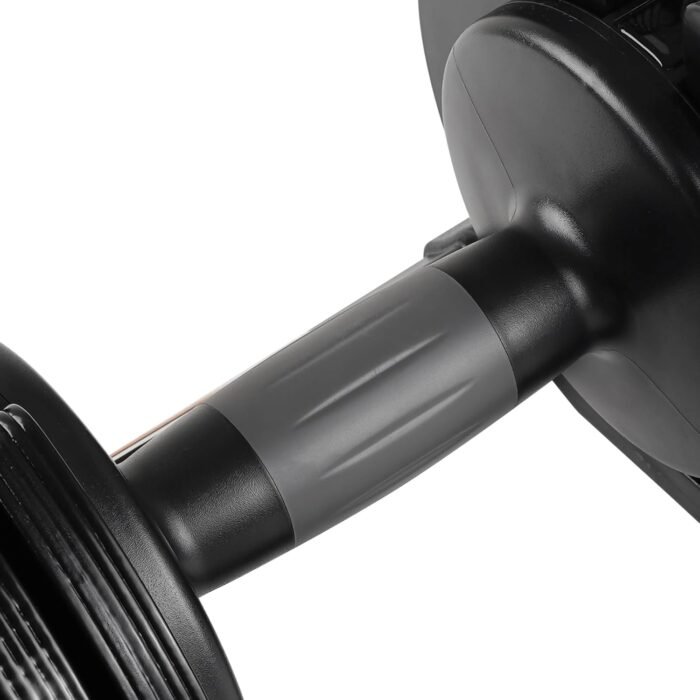 Adjustable Dumbbell Set with 8 Black Plates and Handle Bar, Rubber Coated Dumbbell with Two-Ways Regulation - Image 7