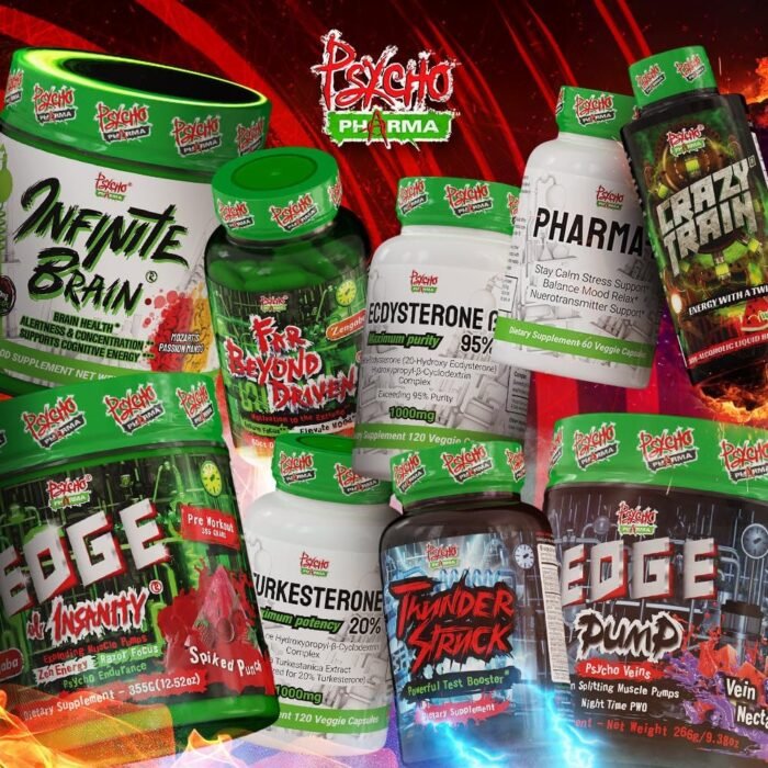 Psycho Pharma Strongest High Stim Preworkout Powder - Edge of Insanity - Most Intense Pre Workout Supplement for Pumps, Strength, Energy and Feel Good Focus. Rivals Famous PWOs of The Past - Image 6