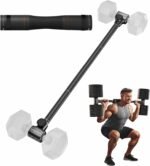 Flexibell Dumbbell Converter - 260 LBS Weight Capacity 丨Convert Dumbbells to Barbell and Kettlebell by Alloy Steel Bar & Clamp, Enhanced Compatibility with Most Dumbbells for Home Fitness - Image 2