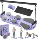 Pilates Board - Pilates Reformer Set, 6 in 1 Pilates Boards for Home Workout, Portable and Foldable Pilates Reformers, Multifunctional Reformer Pilates Machine, Pilates Board for Women - Image 2