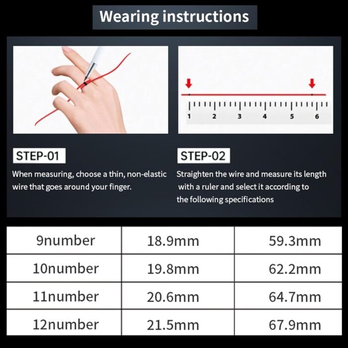 Smart Ring for Men Women with Sleep/Heart Rate/Blood Pressure/Sleep/Blood Oxygen Monitor, Pedometer, No Subscription Fee,IP68 Waterproof Fitness Tracker for iPhone &Android (Black, 12) - Image 2