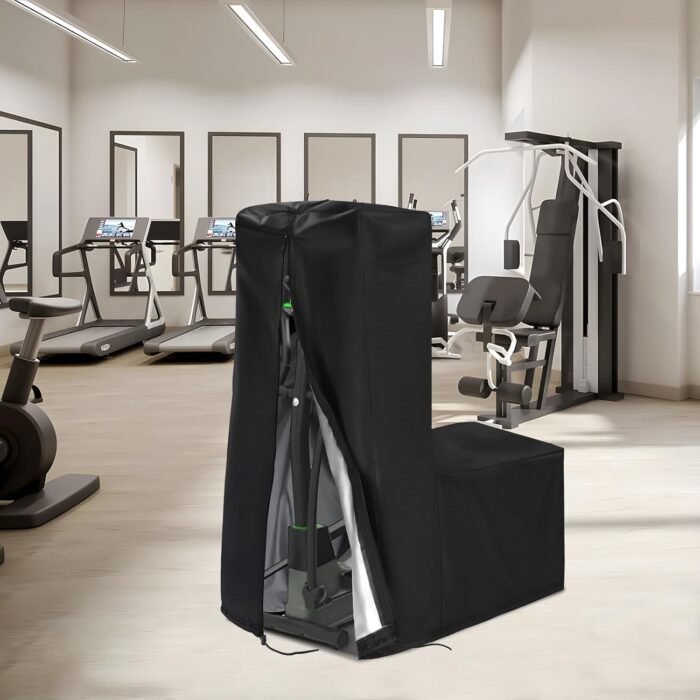 Elliptical Cover Elliptical Exercise Machine Cover for Indoor & Outdoor Home Elliptical Fitness Machine Protective Cover Waterproof & Dustproof Black - Image 8