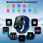 Smart Watch (Answer/Make Call), 2025 New Smartwatch for Men/Women, 1.96" Fitness Watch with 112 Sport Mode/Pedometer/Calories/Sleep/Heart Rate Monitor, IP68 Waterproof Fitness Tracker for Android iOS - Image 4