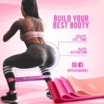 Peach Bands Resistance Bands Set - Exercise Workout Bands for Legs and Butt - Image 3