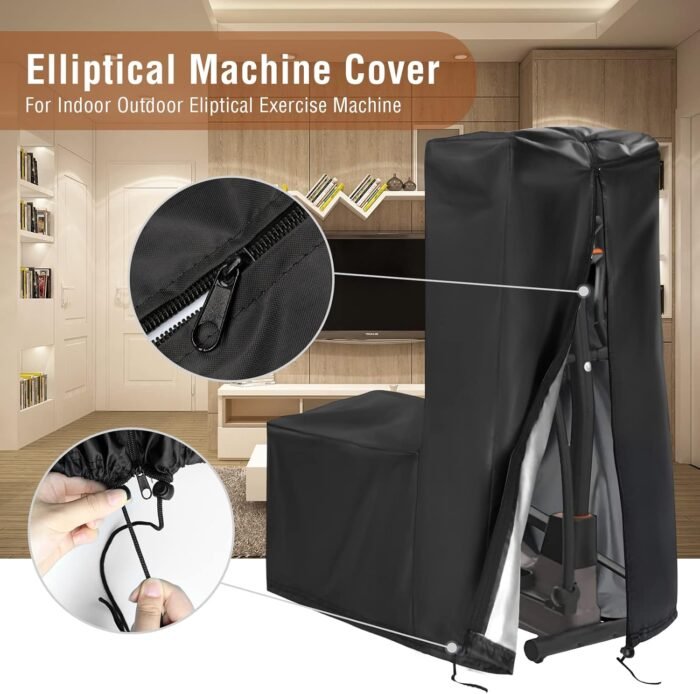 Elliptical Exercise Machine Cover - Dust-Proof & Waterproof Trainer Protective Cover for Home Use - Image 8