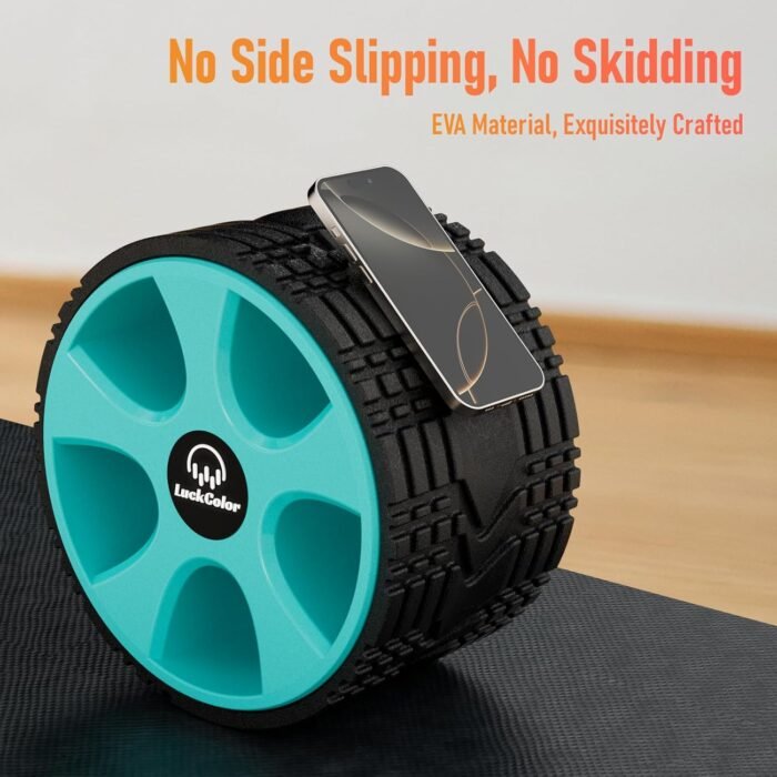 Back Roller, Back Wheel Targeted Back Pain Relief, Yoga Wheel Muscle Massage, Foam Roller for Trigger Point Therapy Physical, Stretching & Exercise, 880lbs Capacity, 10 Inch - Image 7