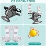 Motorized Pedal Exerciser, Electric Pedal Exerciser for Arm and Leg Low Impact Exercise Rehabilitation, No Resistance, Suitable for Seated Leg Exercise and Arm Exercise for Elderly People - Image 4