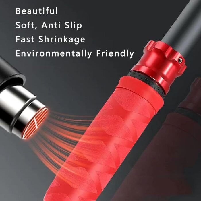 X-Tube Heat Shrink Sleeve Wrap Tubing for Fishing Bulding Handle Cork Rod Grip with Non Slip Waterproof and Insulation, 64 Inch Lengths, Diameter 20mm, Black - Image 6