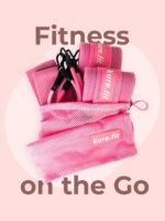 Ankle Resistance Bands with Cuffs | Pink Booty Band | Ankle Band Set for Working Out | Leg Resistance Bands with Ankle Straps | Kickback Training Equipment for Women Hip & Glutes | Home & Gym - Image 3