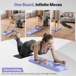 Pilates Board, Foldable Pilates Reformer Equipment with Timer, 7-in-1 Multi-Purpose Portable Pilates Reformer Machine Home Pilates Kit for Home Workout, Fitness, Exercise, Abs, Core Equipment - Image 4