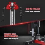 Wall Mounted Cable Station, Multi-Functional Upper Body Weight Machine - Image 6