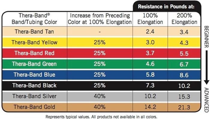 THERABAND Resistance Band Loops, Professional Latex Mini Band for At-Home Exercise & Lower Body Pilates, Crossfit, Yoga, Stretching, Physical Therapy, Strength Training without Weights - Image 3