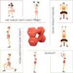 Dumbbell Hand Weight Pairs – Neoprene Dumbbell Exercise & Fitness For Home Gym Equipment and Adjustable Dumbbell Sets–Non-Slip, Color Coded Hex Shaped Free Weights For Women,Men 2LB 3LB 5LB 8LB 10LB Pounds - Image 5