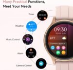 Fitpolo Smart Watches for Women (2 Bands), 1.27" Stylish Smartwatch, IP68 Waterproof Fitness Tracker with Bluetooth Calls (Make/Answer), Heart Rate/SpO2/Sleep Monitor, 7 Days Battery - Pink - Image 8