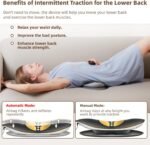 Electric Lumbar Traction Device, Multifunctional Back Traction Device with Dynamic Airbag Traction, 20-Level Electrotherapy, 3-Level Vibration Massage and Thermal Therapy from 113 to 131℉ - Image 5