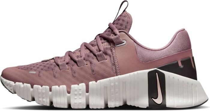 Nike Free Metcon 5 Women's Workout Shoes (DV3950-201, Smokey Mauve/Light Bone/Velvet Brown/) - Image 2