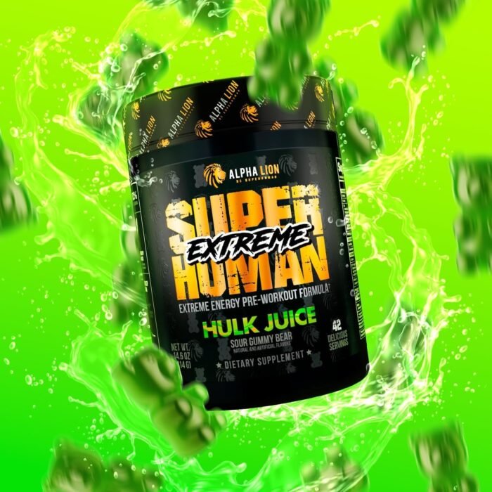 ALPHA LION Superhuman Extreme High Stim Pre Workout Powder, Beta Alanine, L-Taurine & 356mg Tri-Source Caffeine for Sustained Energy, Nitric Oxide & Citrulline for Pump (21 Servings, Sour Gummy Bear) - Image 10
