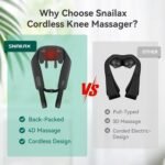 Snailax Cordless Neck Shoulder Massager with Soothing Heat, Fsa Hsa Eligible, Upgarded 4D Deep Tissue Kneading, Shiatsu Back Massager Pillow for Neck, Traps, Back, Gifts for Men Women Mom Dad - Image 9