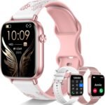 1.83'' Smart Watch for Women with Bluetooth Call (Answer/Dial), Activity Fitness Tracker with 100+ Sport Modes Heart Rate/Sleep Monitor Pedometer, Women Smartwatches Compatible Android Phone iPhone - Image 2