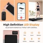 Walking Pad Treadmill, Smart Walking Pads, 2.5HP Under Desk Treadmill for Home Office Use, Remote Control & App-Enabled, No Assembly Required - Image 6