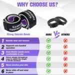 Booty Bands for Working Out, Blood Flow Restriction Bands for Women/Men, Adjustable Velcro Occlusion Resistance Bands BFR Training Bands for Glutes & Hip Building 2 Pack - Image 6