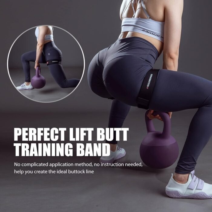 MANUEKLEAR Blood Flow Restriction Bands for Women Glutes Leg, Booty Bands for Women Butt Lift, BFR Occlusion Thigh Bands for Workout Squat Hip Building - Image 4