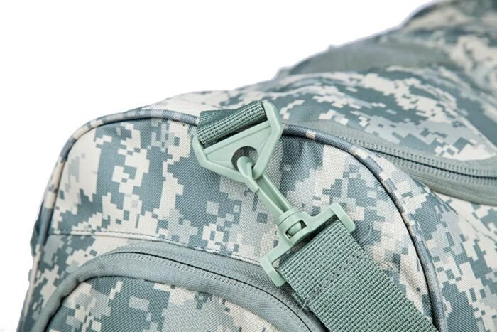 Gym Bag for Women & Men Tactical Duffle Military Weekender Work Out Lightweight Waterproof Sports Tote Shoe Pocket ACU - Image 5