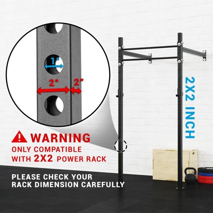 A2ZCARE Weight Plate Holder - Attachment Power Cage Rack for Power Rack - Weight Plates Storage Fit 2-inch Olympic Weight Plates (Set of 4) - Image 5