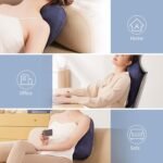 Neck and Back Massager, with Heating and Bidirectional Rotation Heads, 4D Electric Massage Pillow with 4 Nodes,Neck Back Shoulder Foot Pain Relief, Portable & Rechargeable, Holiday Gift - Image 4