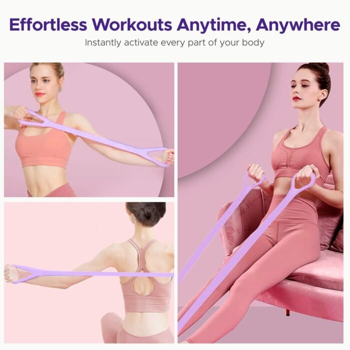 Pilates Ring Kit for Women, Pilates Equipment Accessories, Home Workout Set with Magic Circle, Mini Exercise Ball, Ankle Resistance Bands & Yoga Socks, for Fitness, Toning & Better Me Gifts - Image 6