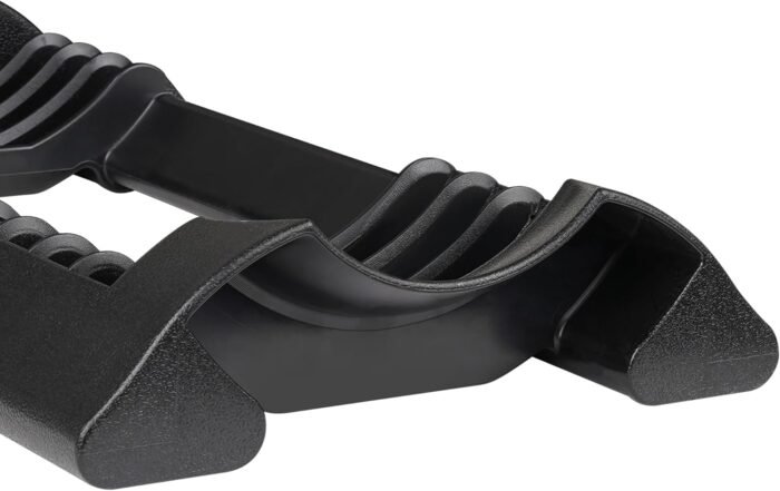 Adjustable Dumbbell Set with 8 Black Plates and Handle Bar, Rubber Coated Dumbbell with Two-Ways Regulation - Image 8