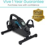 Vive Under Desk Bike - Magnetic Pedal Exerciser - Indoor Cycling Bike Stationary - Arm Leg Seated Deskcycle Bike Exercise Equipment for Home and Office - Image 9