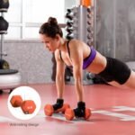 Dumbbell Hand Weight Pairs – Neoprene Dumbbell Exercise & Fitness For Home Gym Equipment and Adjustable Dumbbell Sets–Non-Slip, Color Coded Hex Shaped Free Weights For Women,Men 2LB 3LB 5LB 8LB 10LB Pounds - Image 6
