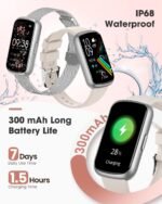 Slim Fitness Tracker, Smart Watches for Men/Women with Heart Rate/Blood Oxygen/Sleep Monitor, IP68 Waterproof Activity Trackers and Smart Watch for Phones with Step Tracker, Pedometer for Women Men - Image 9