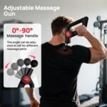 Massage Gun with Heat,Deep Tissue Massager with 12MM Amplitude, Professional Massager for Pain Relief,Portable Percussion Muscle Massage Gun for Back, 2025 Gifts,FSA/HSA Eligible - Image 7