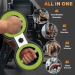 Burn Machine Arm Workout Equipment Multifunctional Arm Shoulder Exercise Equipment Adjustable Resistance Forearm Exerciser Arm Boxing Trainer Forearm Chest Workout Equipment for Home Gym Office - Image 8