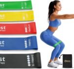 Resistance Bands Set – 5 Loop Natural Latex Exercise Bands with Varying Resistance Levels – Includes Carry Bag & Workout Guide - Image 2